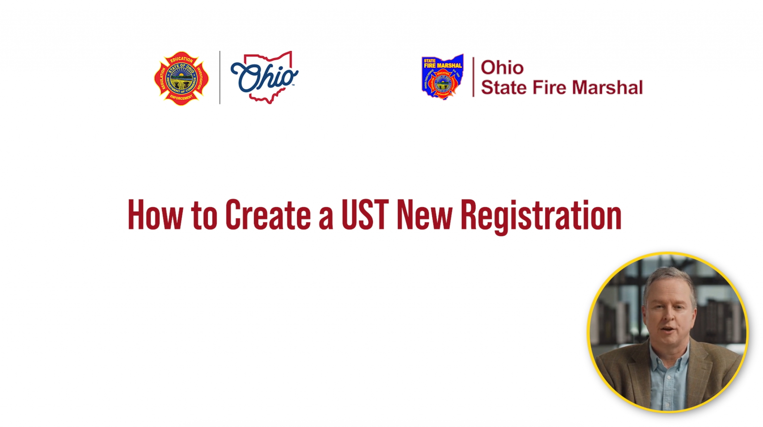 Create a UST New Registration