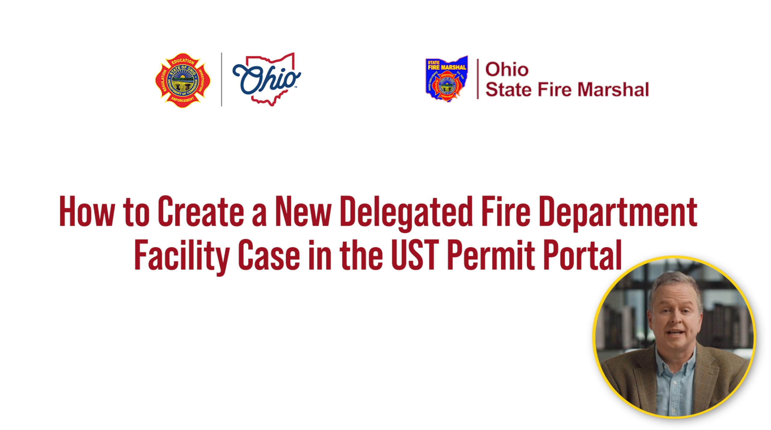 Create a New Delegated Fire Department Facility Case in the UST Permit Portal